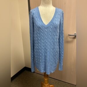 Lane Bryant Soft Blue Angora Blend Knit Sweater